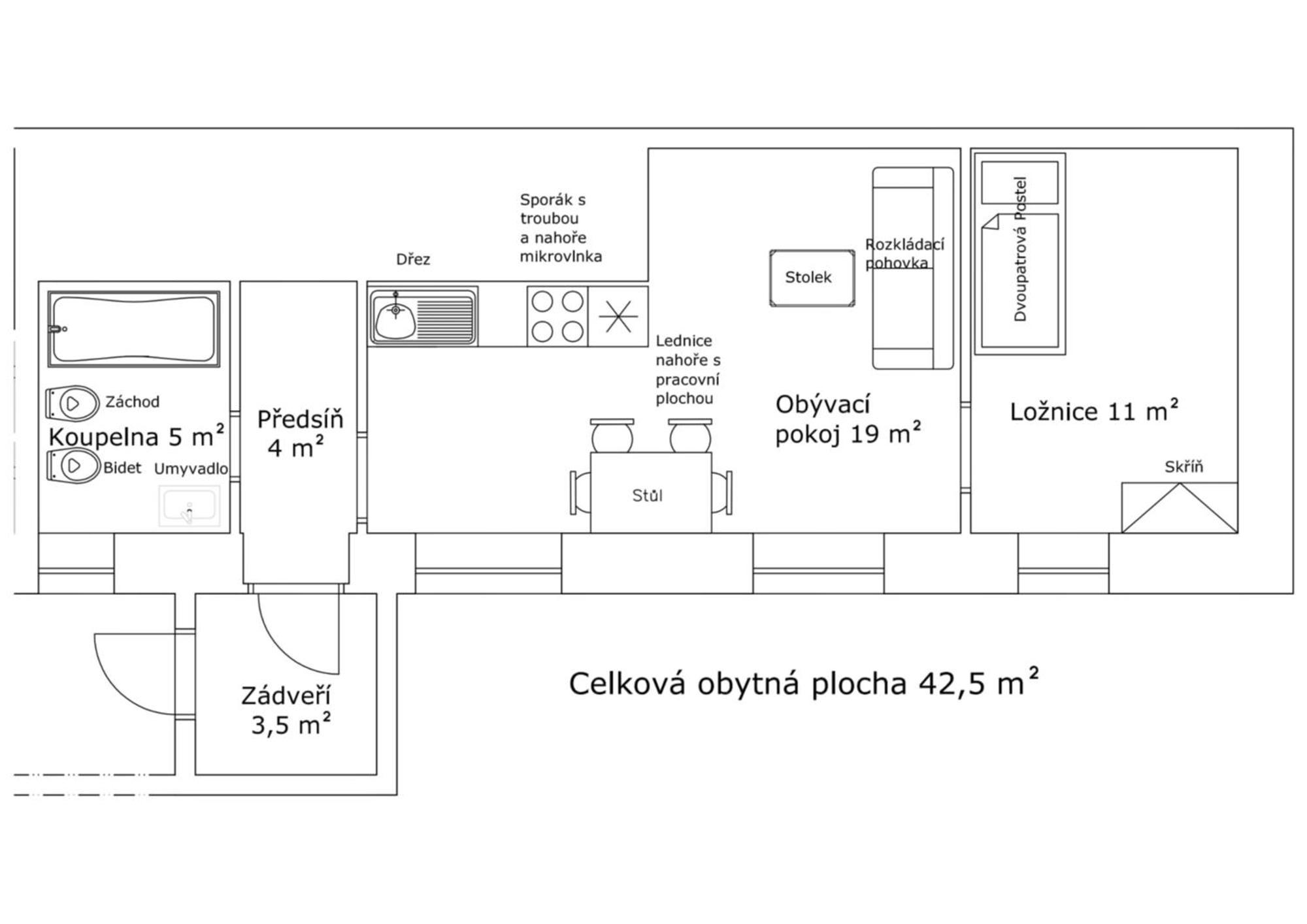 Chata U Vleku Kouty Nad Desnou Loučná nad Desnou Eksteriør bilde